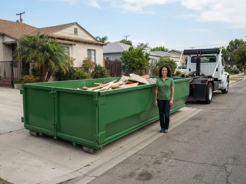 C&D Green Building Sorting Containers in Los Angeles, CA